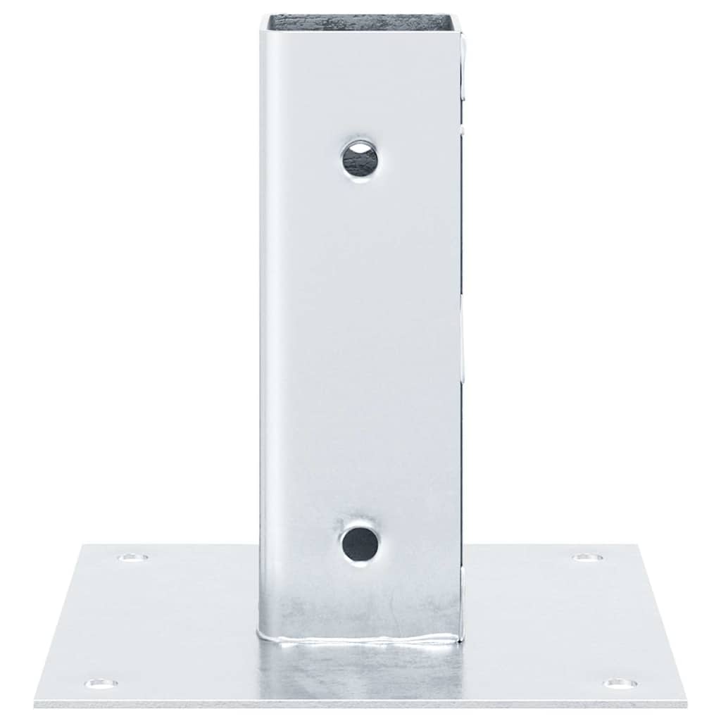 Spokkels Vierkant Gegalvaniseerd Staal Kleurig 4 51 x 51 mm Zilver