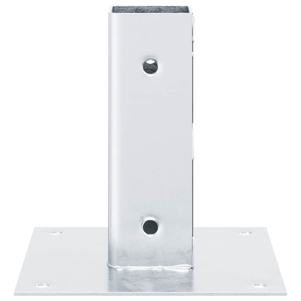 Spokkels Vierkant Gegalvaniseerd Staal Kleurig 4 51 x 51 mm Zilver