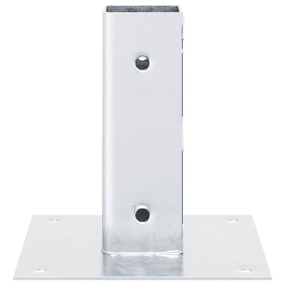 Spokkels Vierkant Gegalvaniseerd Staal Kleurig 4 51 x 51 mm Zilver