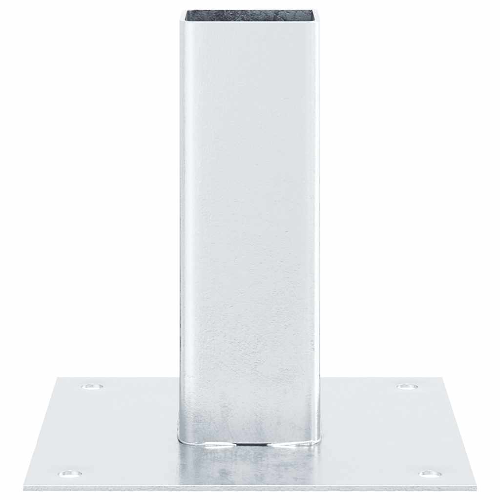 Spokkels Vierkant Gegalvaniseerd Staal Kleurig 4 51 x 51 mm Zilver