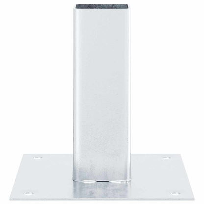 Spokkels Vierkant Gegalvaniseerd Staal Kleurig 4 51 x 51 mm Zilver