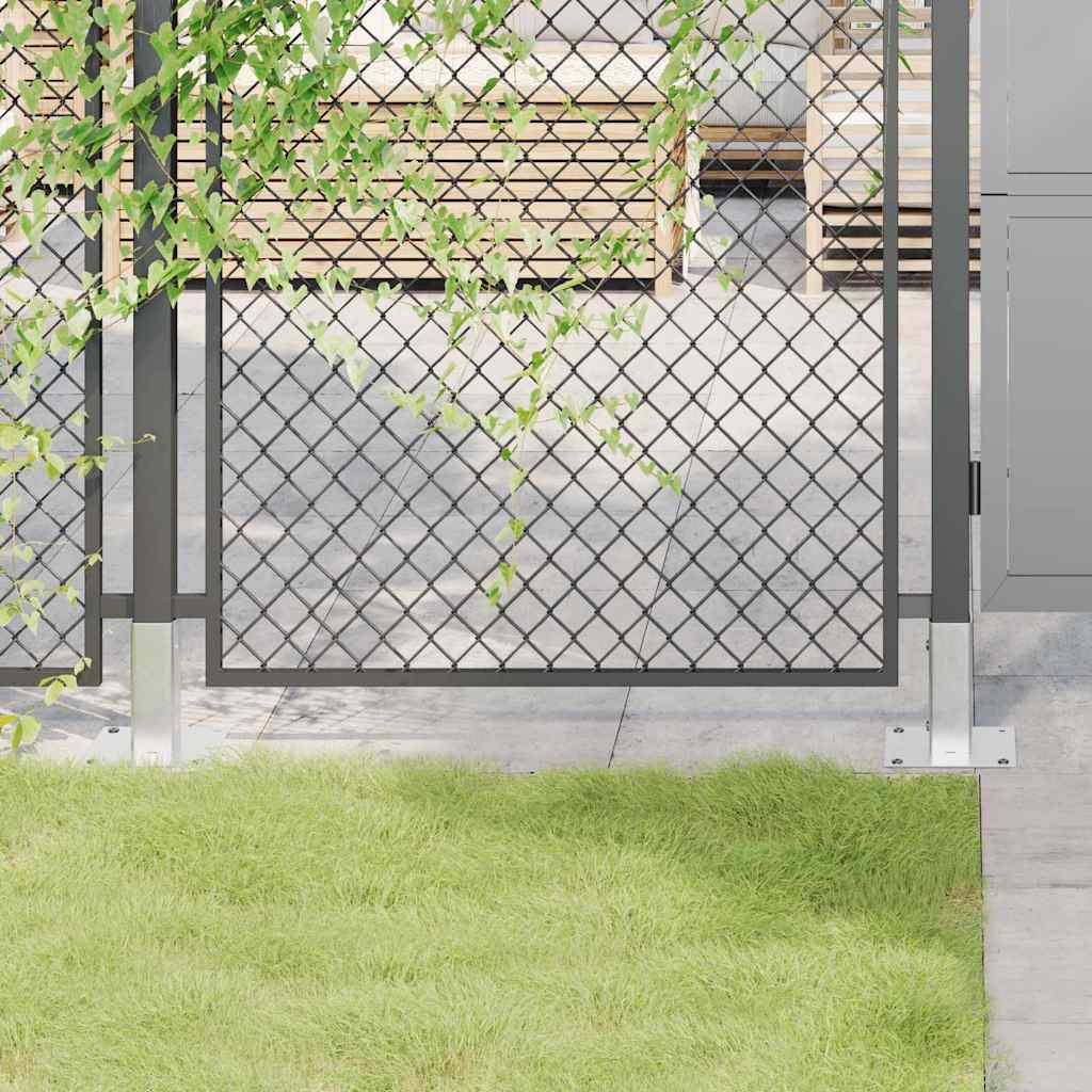 Spokkels Vierkant Gegalvaniseerd Staal Kleurig 4 51 x 51 mm Zilver