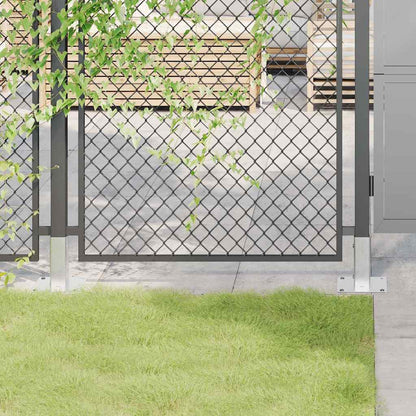 Spokkels Vierkant Gegalvaniseerd Staal Kleurig 4 51 x 51 mm Zilver