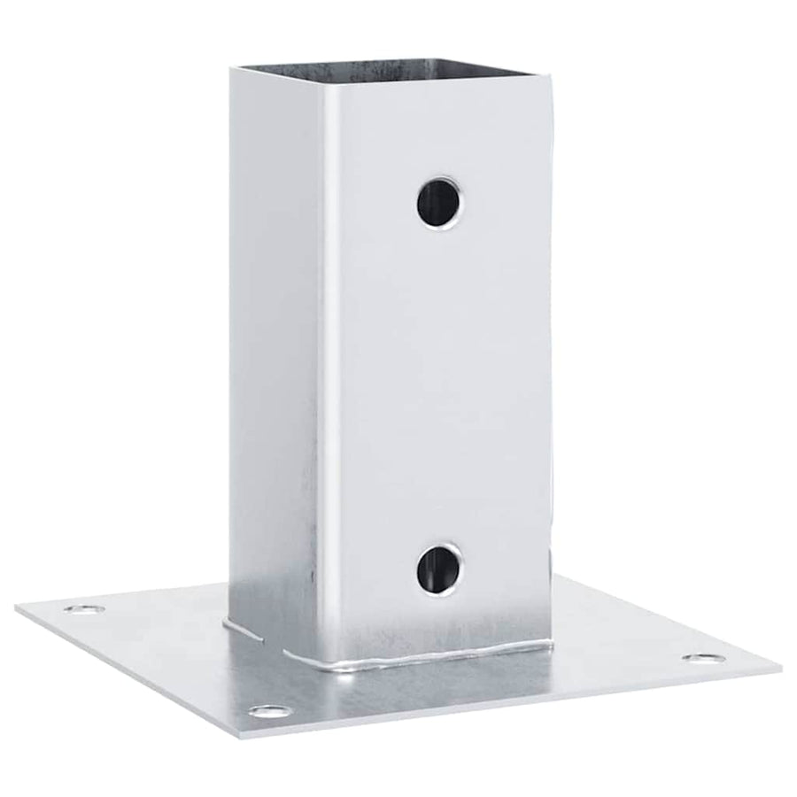 Spokkels Vierkant Gegalvaniseerd Staal Kleurig 4 61 x 61 mm Zilver