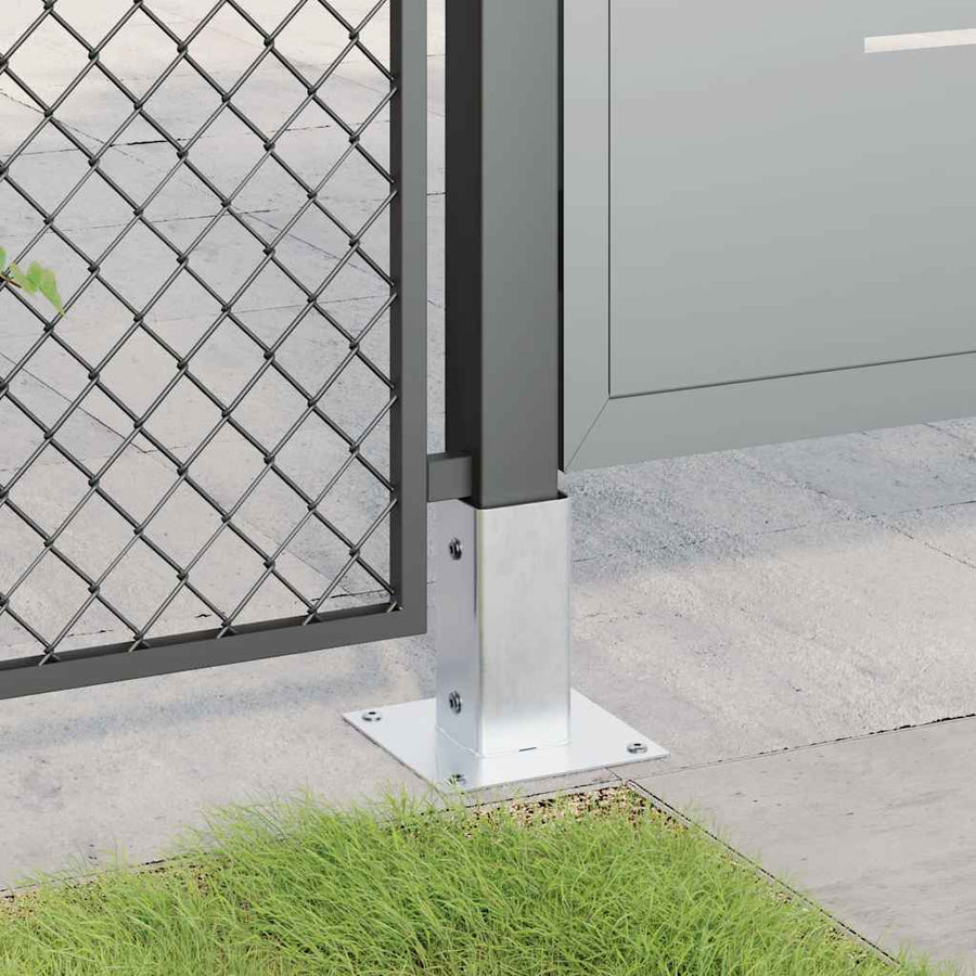 Spokkels Vierkant Gegalvaniseerd Staal Kleurig 4 61 x 61 mm Zilver