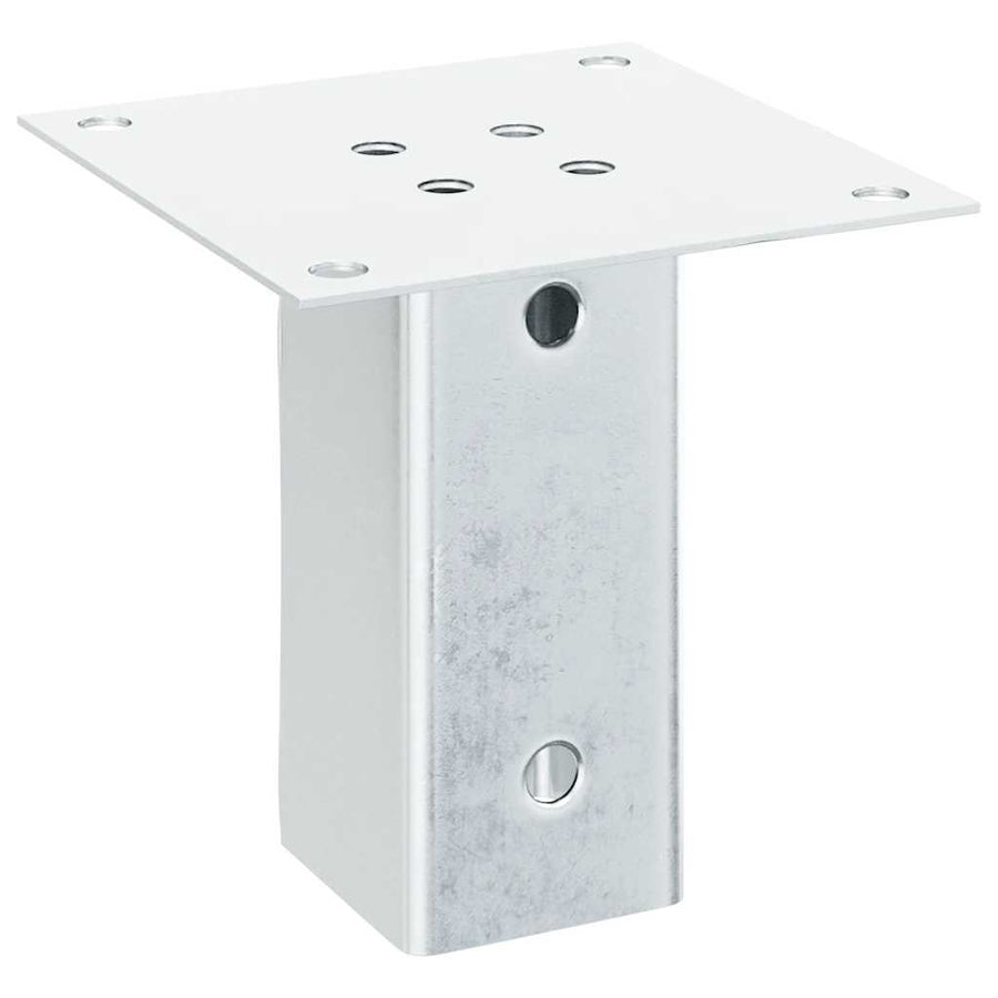 Spokkels Vierkant Gegalvaniseerd Staal Kleurig 4 61 x 61 mm Zilver