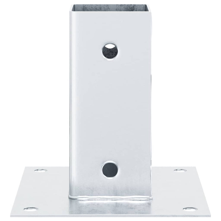 Spokkels Vierkant Gegalvaniseerd Staal Kleurig 4 61 x 61 mm Zilver