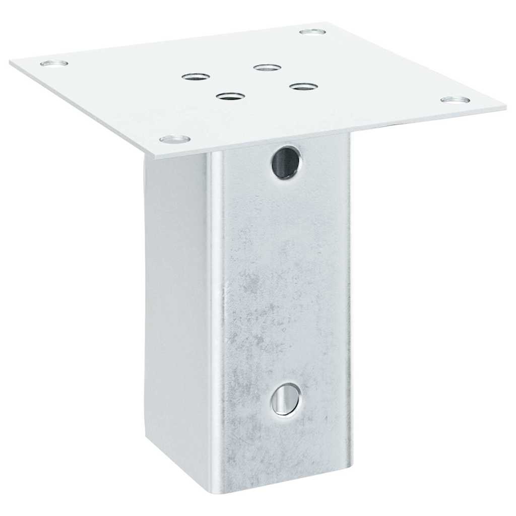 Spokkels Vierkant Gegalvaniseerd Staal Kleurig 4 71 x 71 mm Zilver