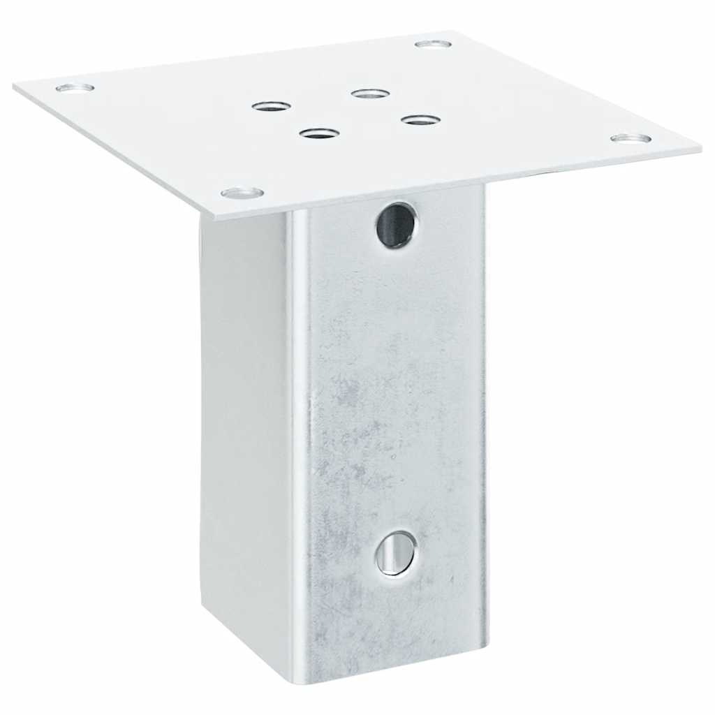 Spokkels Vierkant Gegalvaniseerd Staal Kleurig 4 71 x 71 mm Zilver