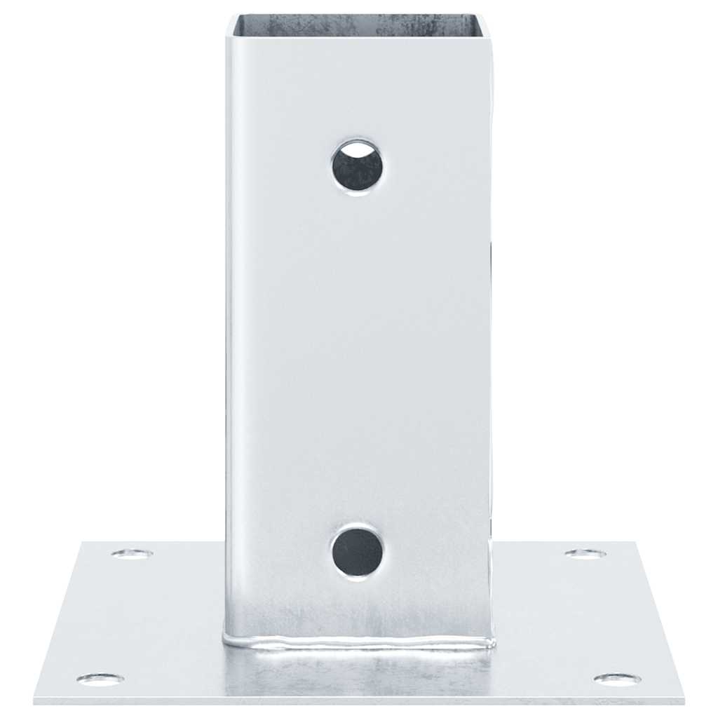 Spokkels Vierkant Gegalvaniseerd Staal Kleurig 4 71 x 71 mm Zilver