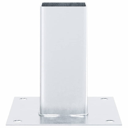 Spokkels Vierkant Gegalvaniseerd Staal Kleurig 4 71 x 71 mm Zilver