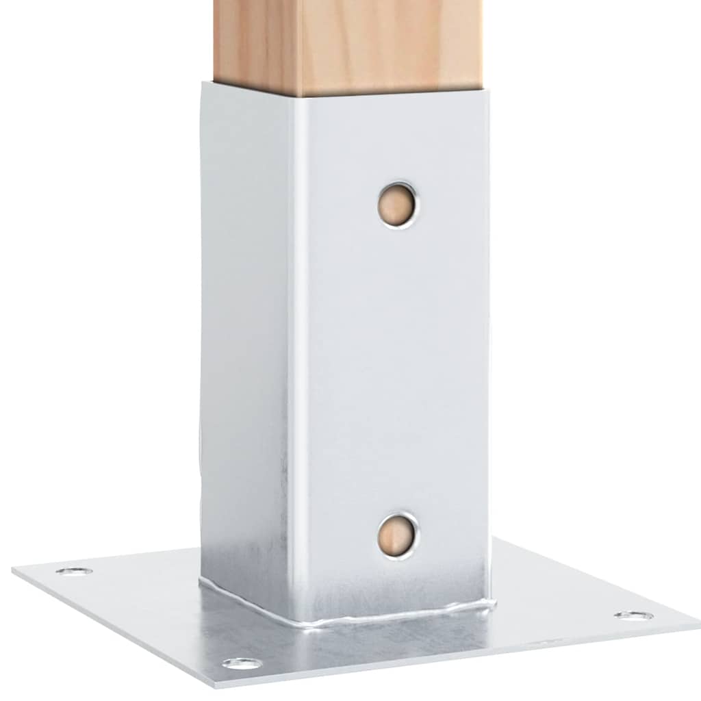 Spokkels Vierkant Gegalvaniseerd Staal Kleurig 12 71 x 71 mm Zilver