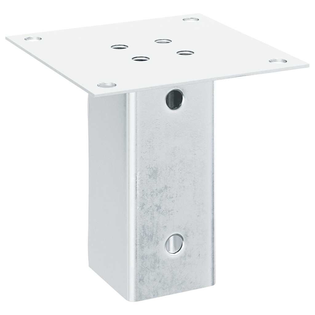 Spokkels Vierkant Gegalvaniseerd Staal Kleurig 12 71 x 71 mm Zilver