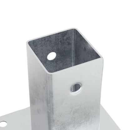 Spokkels Vierkant Gegalvaniseerd Staal Kleurig 12 71 x 71 mm Zilver