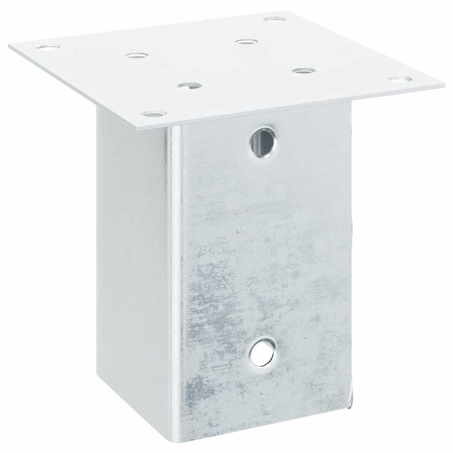Spokkels Vierkant Gegalvaniseerd Staal Kleurig 4 81 x 81 mm Zilver