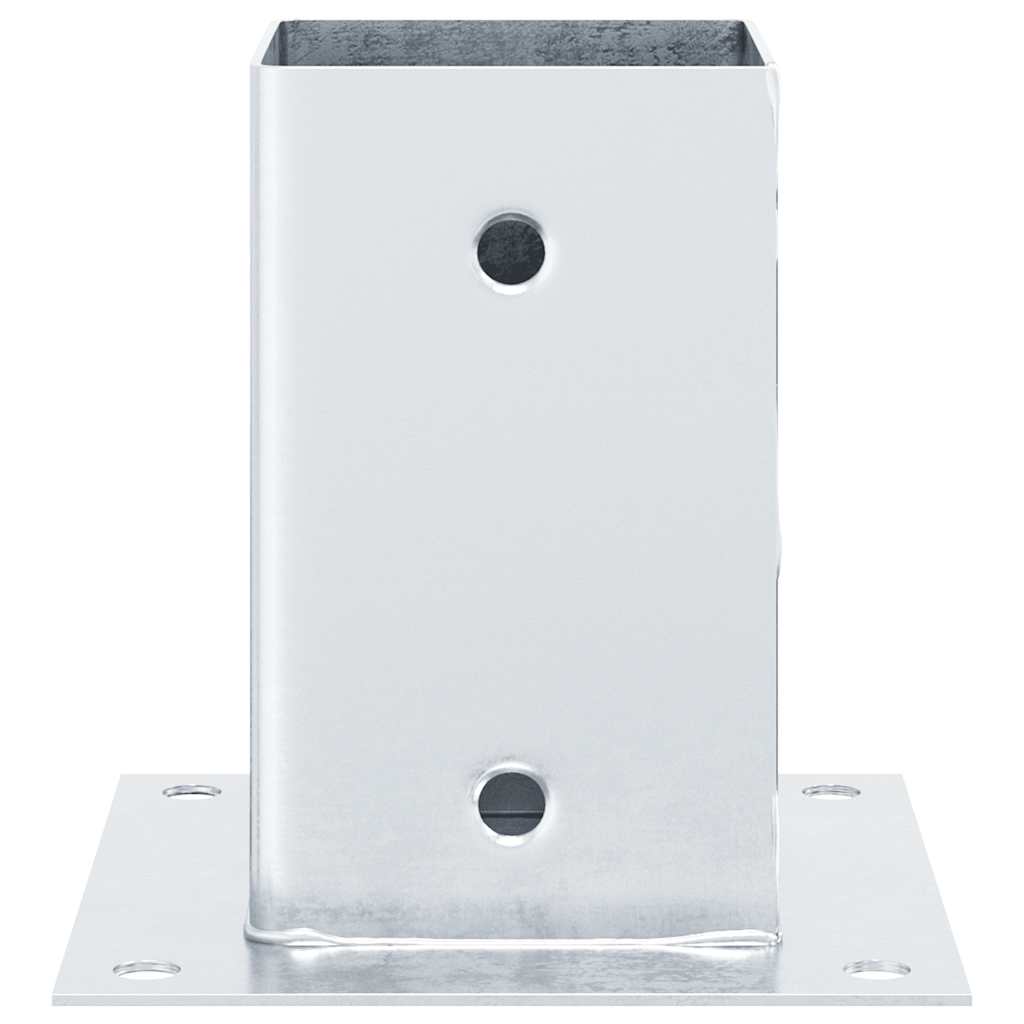 Spokkels Vierkant 4 St Gegalvaniseerd Staal Kleurig 12 81 x 81 mm Zilver