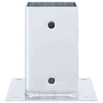 Spokkels Vierkant 4 St Gegalvaniseerd Staal Kleurig 12 81 x 81 mm Zilver