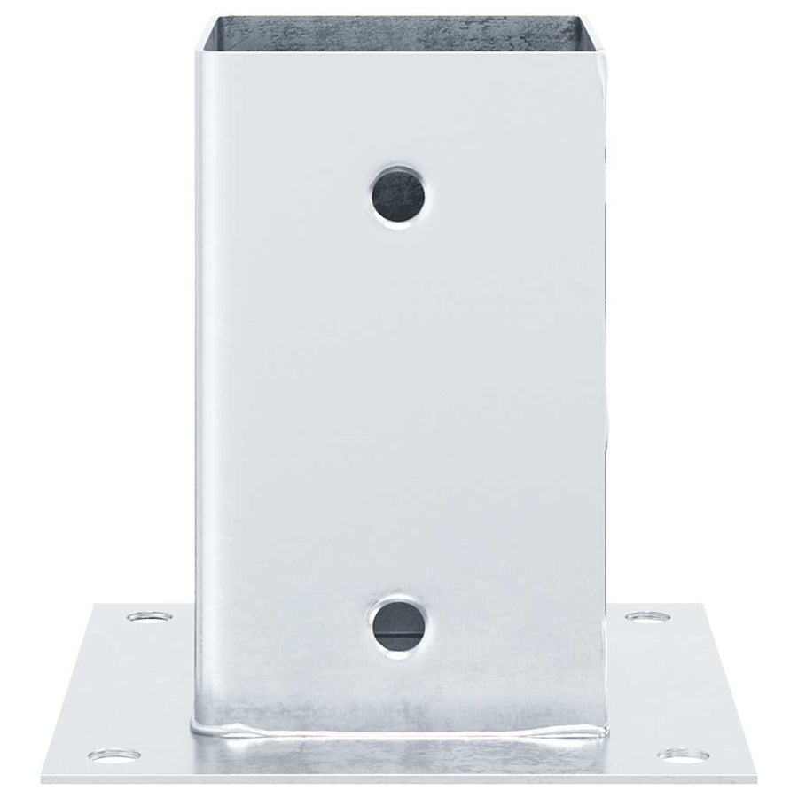 Spokkels Vierkant 4 St Gegalvaniseerd Staal Kleurig 12 81 x 81 mm Zilver