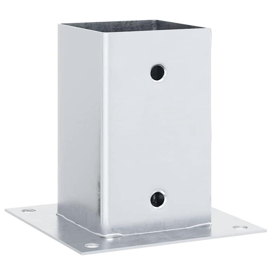 Spokkels Vierkant Gegalvaniseerd Staal Kleurig 4 91 x 91 mm Zilver
