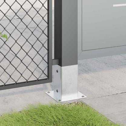 Spokkels Vierkant Gegalvaniseerd Staal Kleurig 4 91 x 91 mm Zilver