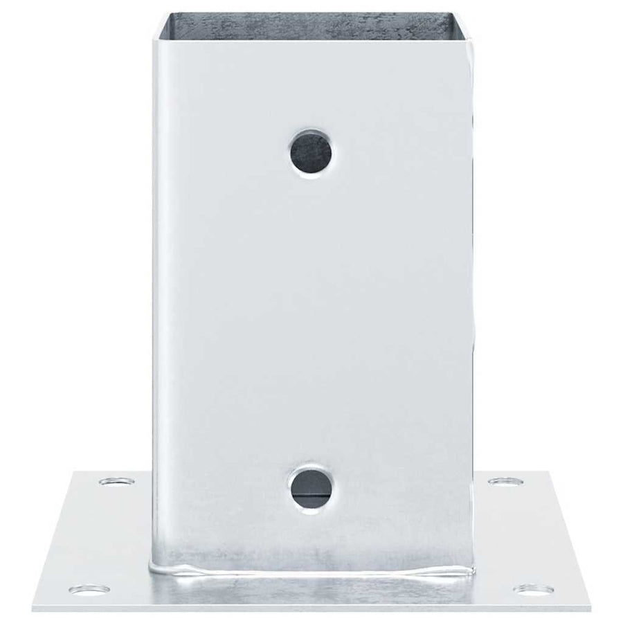Spokkels Vierkant Gegalvaniseerd Staal Kleurig 4 91 x 91 mm Zilver