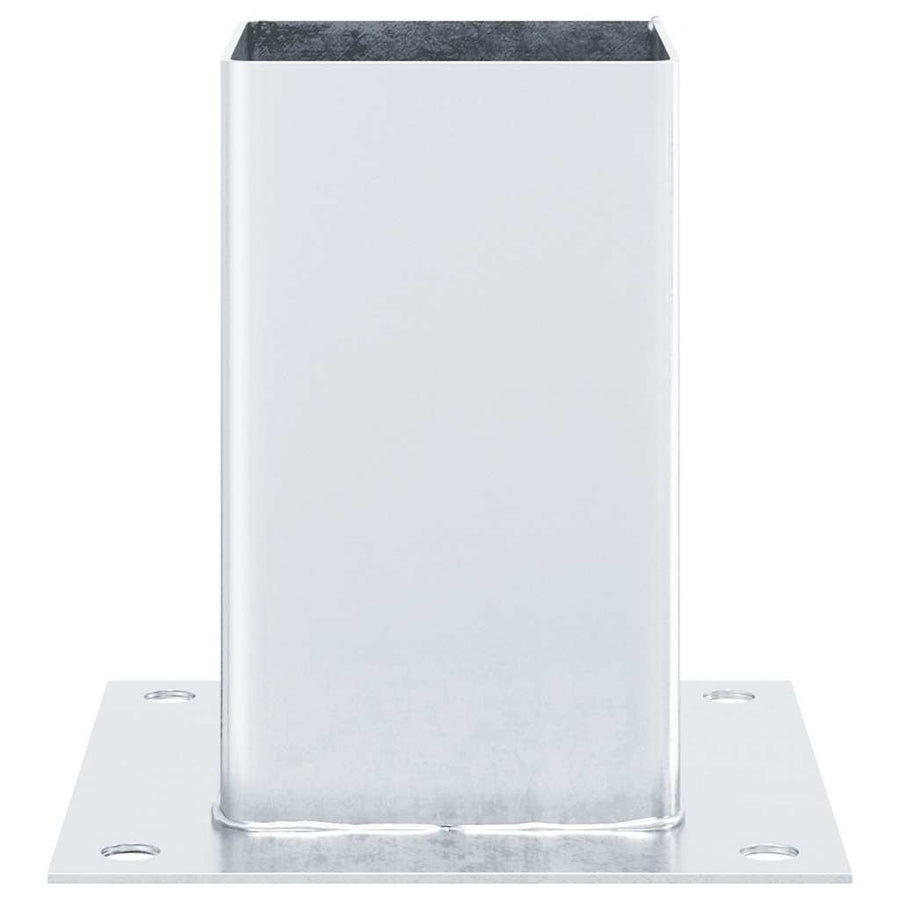 Spokkels Vierkant Gegalvaniseerd Staal Kleurig 4 91 x 91 mm Zilver