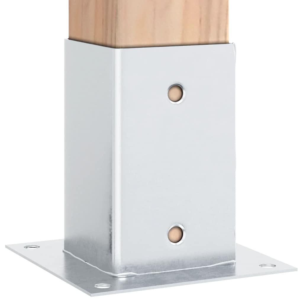 Spokkels Vierkant Gegalvaniseerd Staal Kleurig 12 91 x 91 mm Zilver