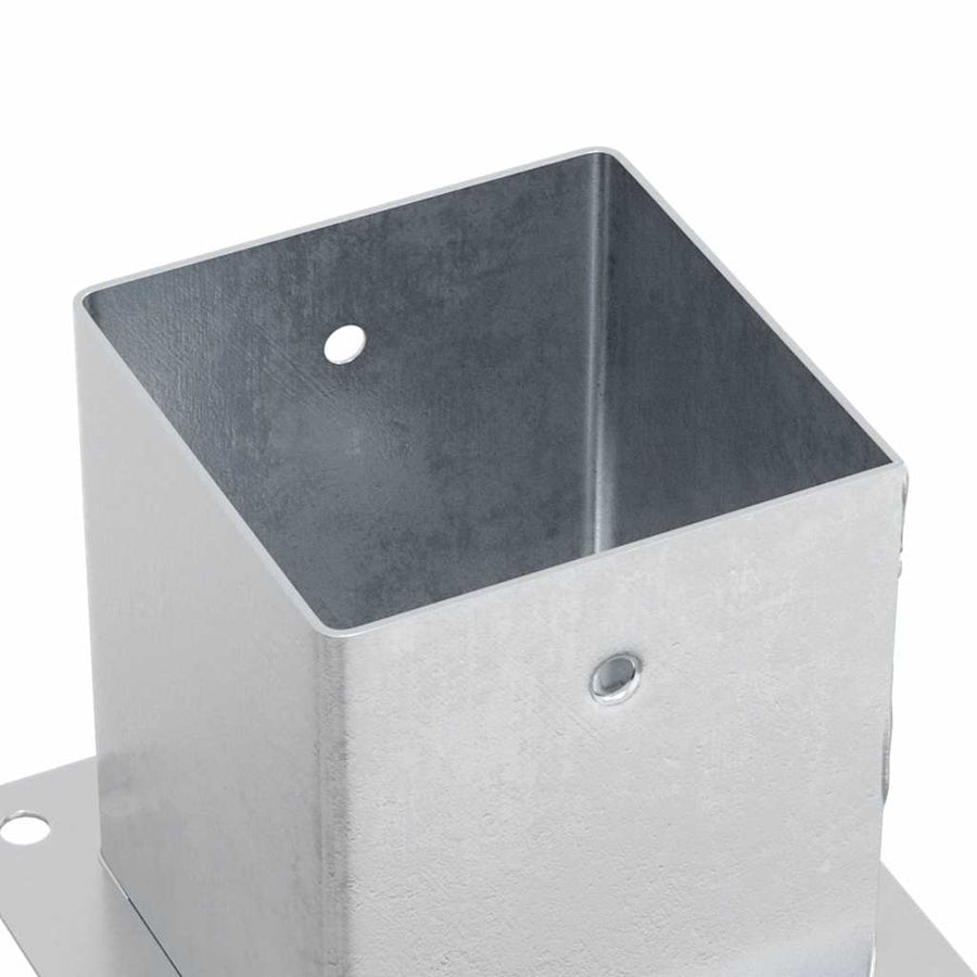 Spokkels Vierkant Gegalvaniseerd Staal Kleurig 4 101 x 101 mm Zilver