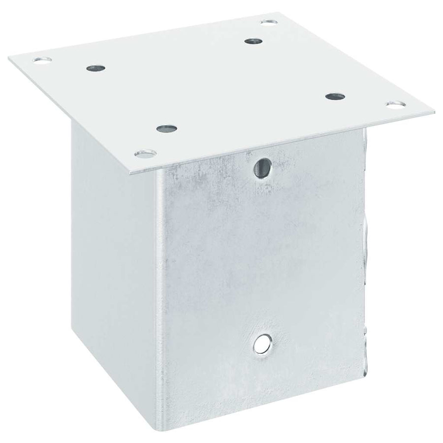 Spokkels Vierkant Gegalvaniseerd Staal Kleurig 4 121 x 121 mm Zilver