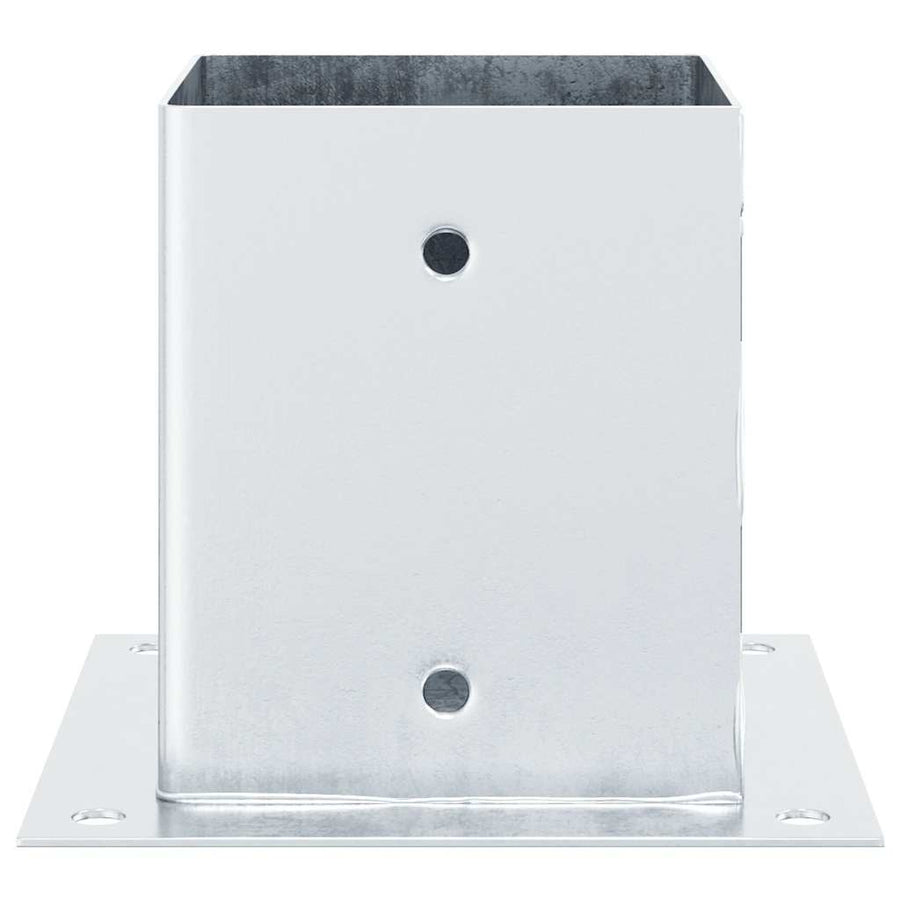 Spokkels Vierkant Gegalvaniseerd Staal Kleurig 4 121 x 121 mm Zilver