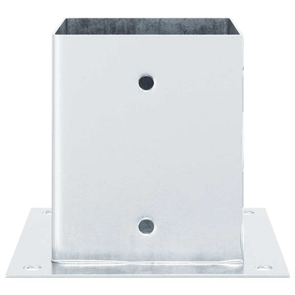 Spokkels Vierkant Gegalvaniseerd Staal Kleurig 4 121 x 121 mm Zilver