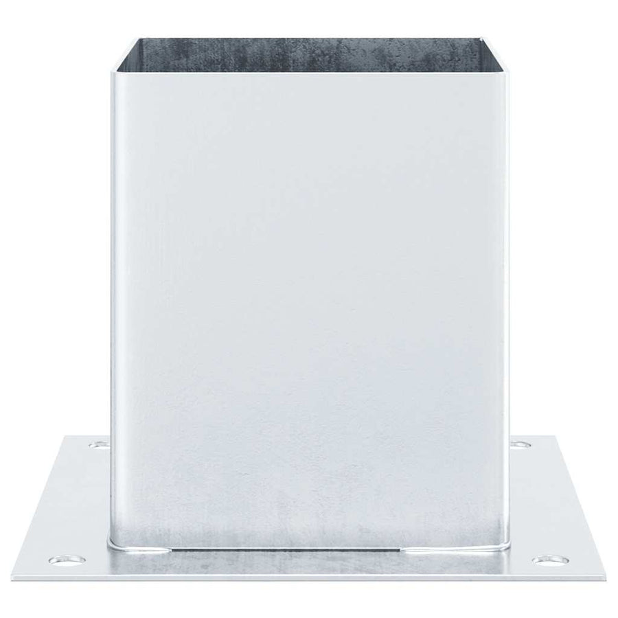 Spokkels Vierkant Gegalvaniseerd Staal Kleurig 4 121 x 121 mm Zilver