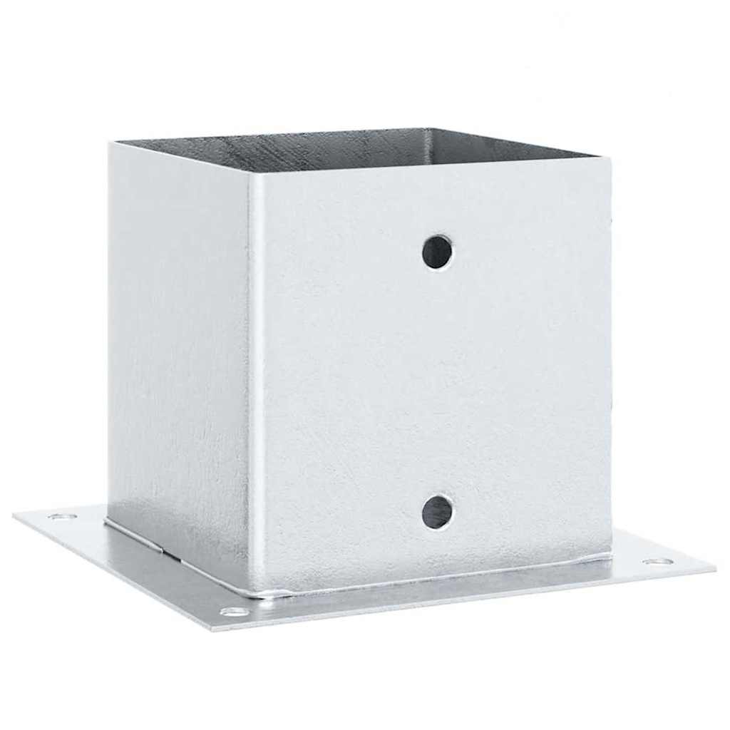 Spokkels Vierkant Gegalvaniseerd Staal Kleurig 4 141 x 141 mm Zilver