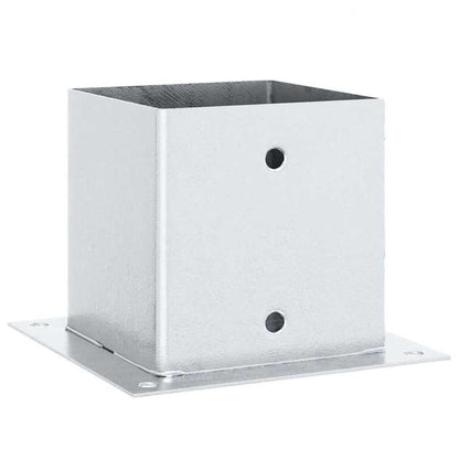 Spokkels Vierkant Gegalvaniseerd Staal Kleurig 4 141 x 141 mm Zilver