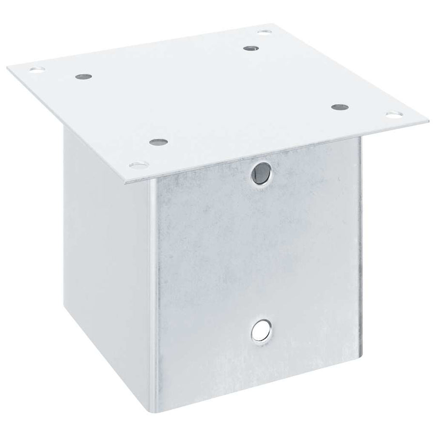 Spokkels Vierkant Gegalvaniseerd Staal Kleurig 4 141 x 141 mm Zilver
