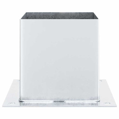 Spokkels Vierkant Gegalvaniseerd Staal Kleurig 4 141 x 141 mm Zilver