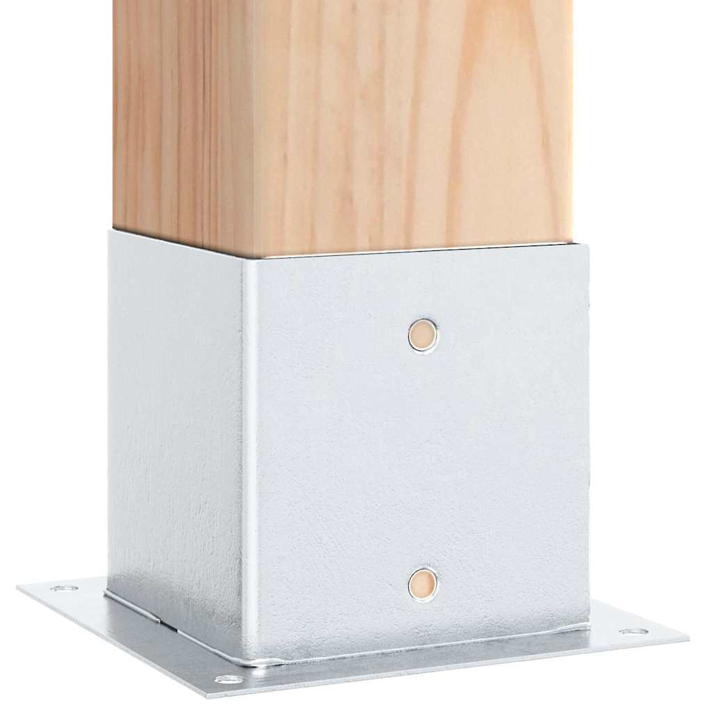 Spokkels Vierkant Gegalvaniseerd Staal Kleurig 12 141 x 141 mm Zilver