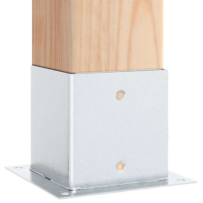 Spokkels Vierkant Gegalvaniseerd Staal Kleurig 12 141 x 141 mm Zilver