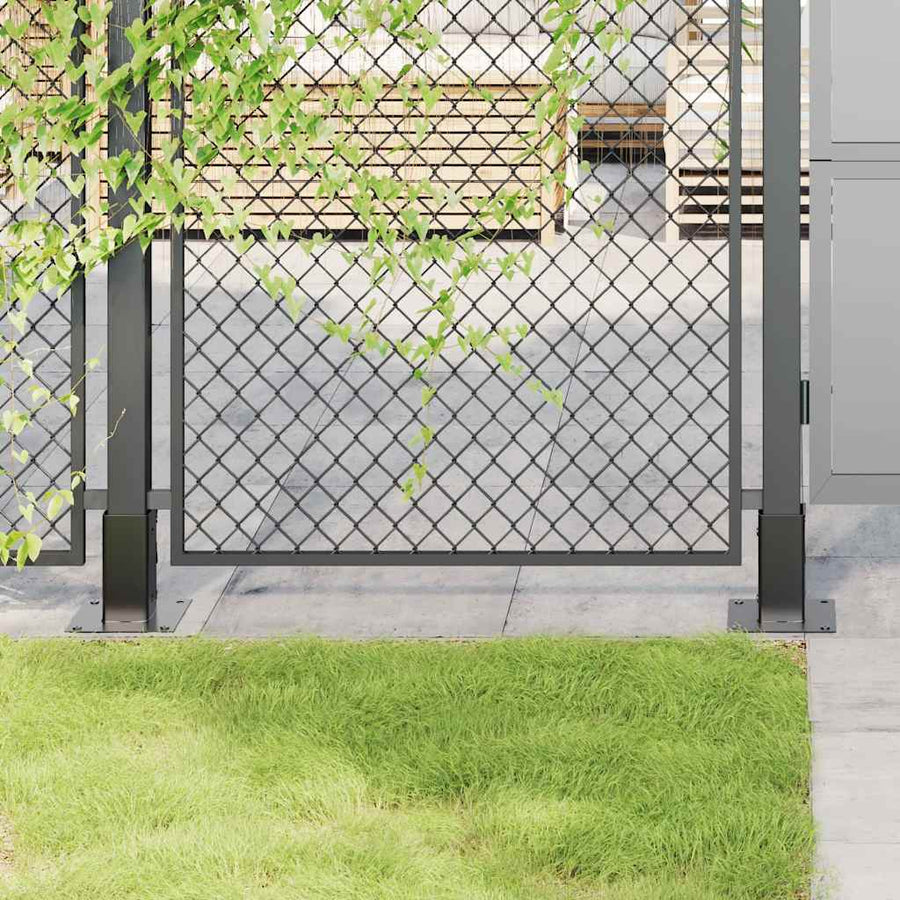 Spokkels Vierkant Gepoedercoat Staal 4 71 x 71 mm Antraciet