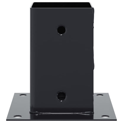 Spokkels Vierkant Gepoedercoat Staal 4 81 x 81 mm Antraciet