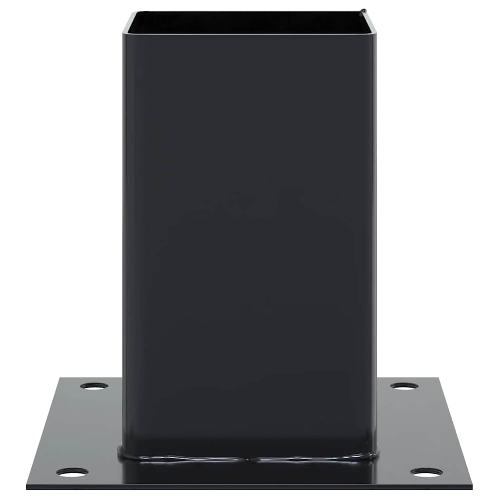 Spokkels Vierkant Gepoedercoat Staal 4 81 x 81 mm Antraciet