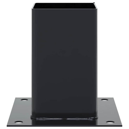 Spokkels Vierkant Gepoedercoat Staal 4 81 x 81 mm Antraciet