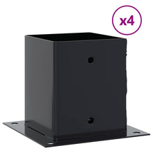 Spokkels Vierkant Gepoedercoat Staal 4 101 x 101 mm Antraciet