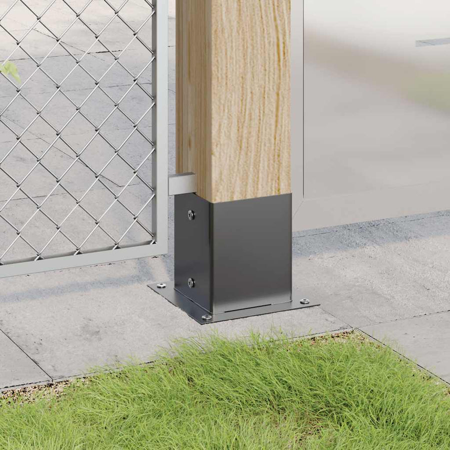 Spokkels Vierkant Gepoedercoat Staal 4 101 x 101 mm Antraciet