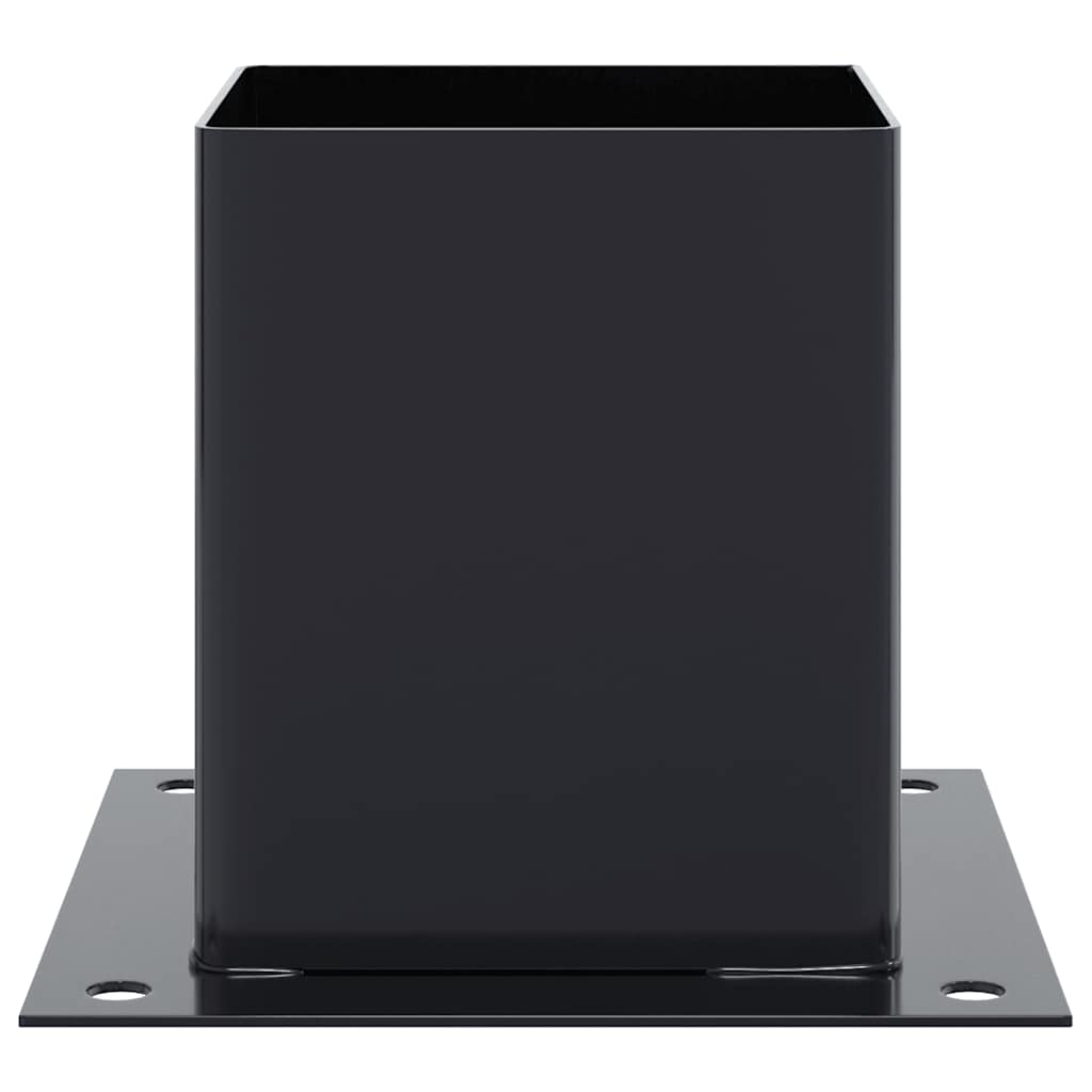 Paonderstellen Vierkant Gepoedercoat Staal 12 101 x 101 mm Antraciet