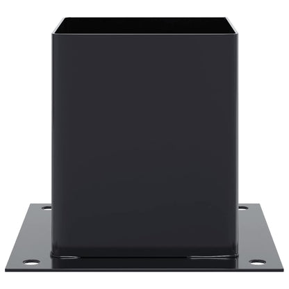 Paonderstellen Vierkant Gepoedercoat Staal 12 101 x 101 mm Antraciet