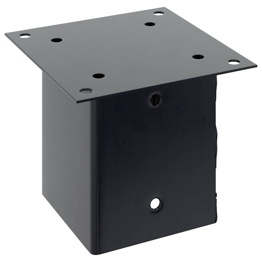 Paonderstellen Vierkant Gepoedercoat Staal 4 121 x 121 mm Antraciet