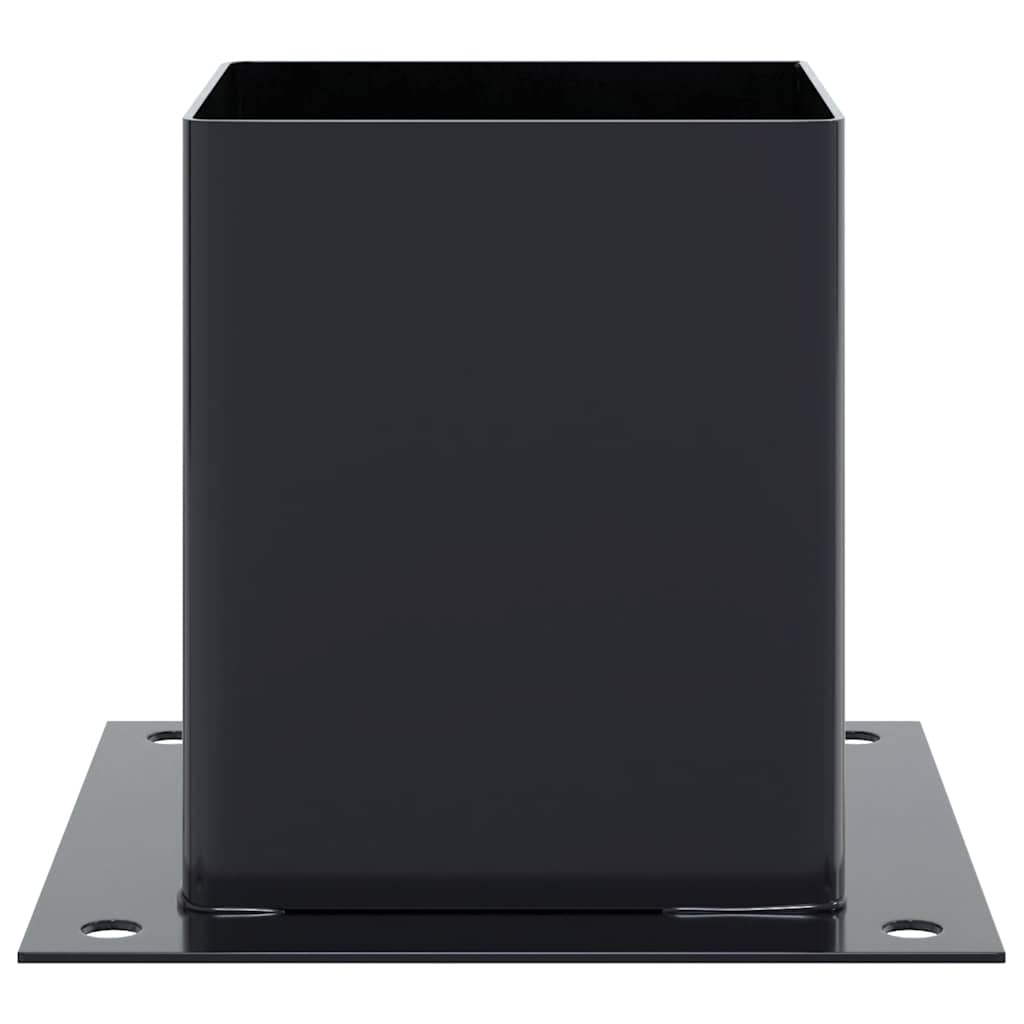 Paonderstellen Vierkant Gepoedercoat Staal 4 121 x 121 mm Antraciet