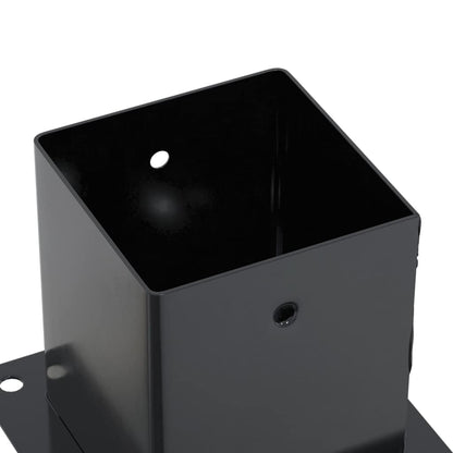 Spokkels Vierkant Gepoedercoat Staal 12 121 x 121 mm Antraciet