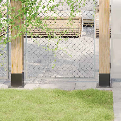 Spokkels Vierkant Gepoedercoat Staal 12 121 x 121 mm Antraciet